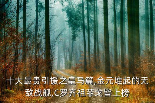 十大最貴引援之皇馬篇,金元堆起的無(wú)敵戰(zhàn)艦,C羅齊祖菲戈皆上榜