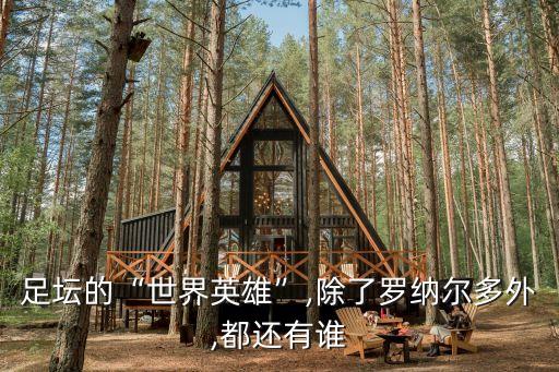 足壇的“世界英雄”,除了羅納爾多外,都還有誰