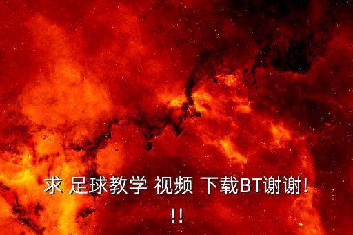 求 足球教學(xué) 視頻 下載BT謝謝!!!