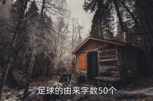  足球的由來字?jǐn)?shù)50個(gè)
