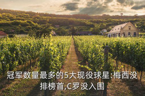 冠軍數(shù)量最多的5大現(xiàn)役球星:梅西沒排榜首,C羅沒入圍