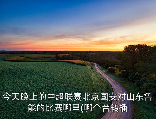 今天晚上的中超聯(lián)賽北京國安對山東魯能的比賽哪里(哪個臺轉(zhuǎn)播