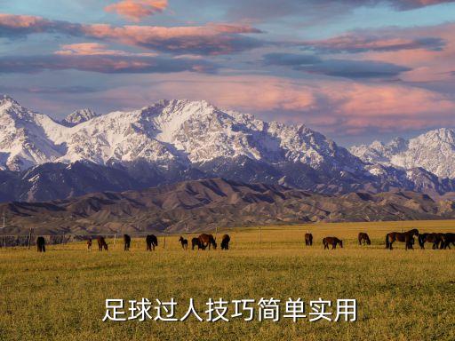  足球過人技巧簡單實用