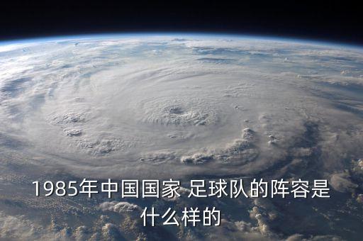 1985年中國國家 足球隊的陣容是什么樣的