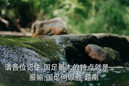 請(qǐng)各位記住,國(guó)足最大的特點(diǎn)就是——服輸,國(guó)足何以勝 越南