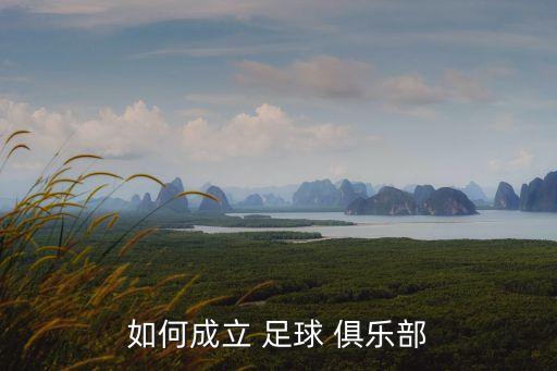 如何成立 足球 俱樂部