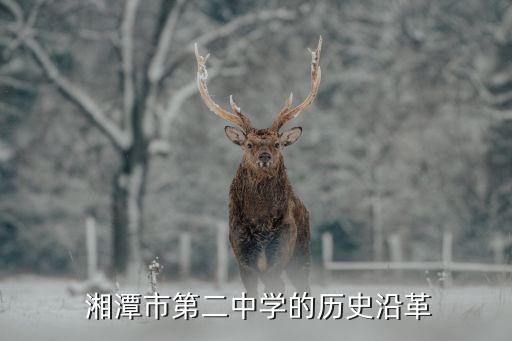  湘潭市第二中學(xué)的歷史沿革