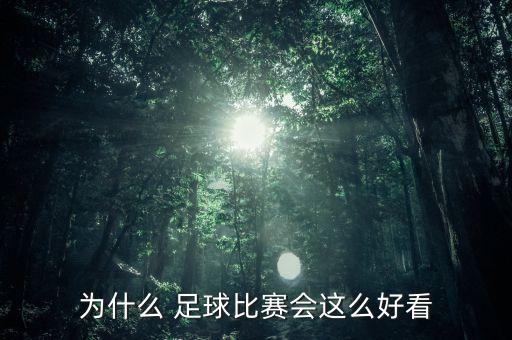 為什么 足球比賽會(huì)這么好看