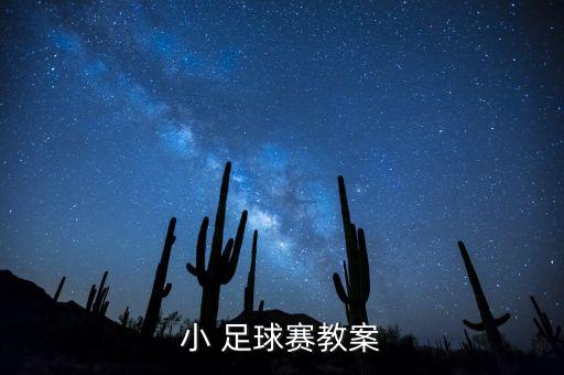 小 足球賽教案