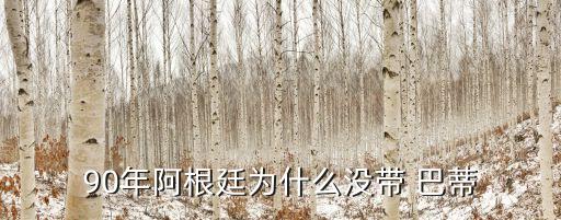 90年阿根廷為什么沒帶 巴蒂