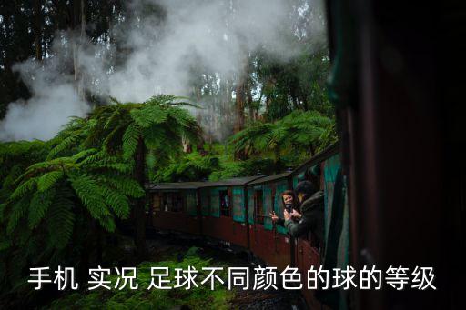 手機(jī) 實(shí)況 足球不同顏色的球的等級(jí)