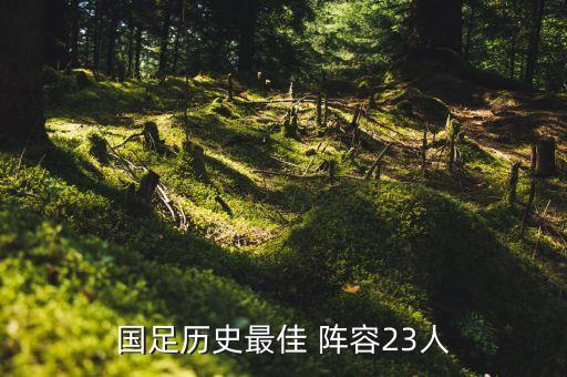 國足歷史最佳 陣容23人