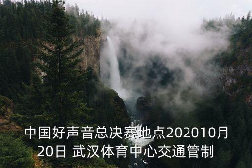 中國好聲音總決賽地點202010月20日 武漢體育中心交通管制