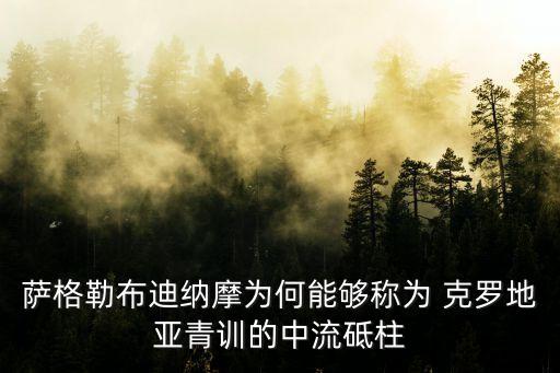 薩格勒布迪納摩為何能夠稱為 克羅地亞青訓(xùn)的中流砥柱