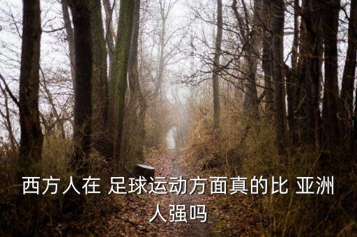 亞洲足球與歐美足球差距,職業(yè)足球和校園足球差距在哪里?