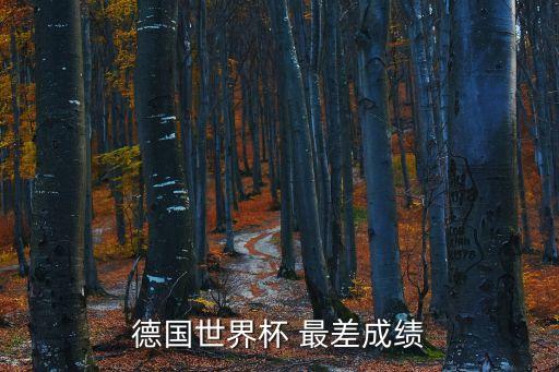 德國世界杯 最差成績