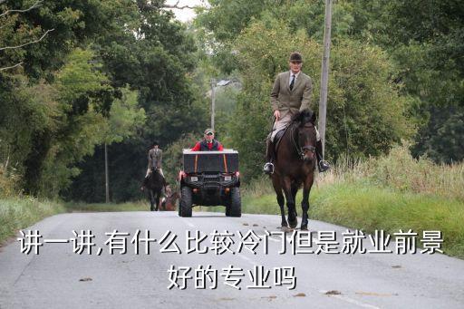 講一講,有什么比較冷門但是就業(yè)前景好的專業(yè)嗎
