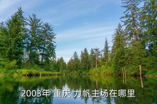 2003年 重慶 力帆主場在哪里