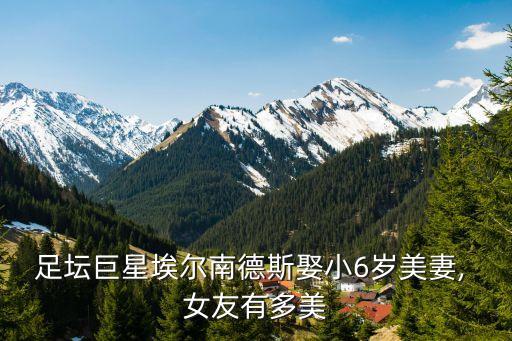 足壇巨星埃爾南德斯娶小6歲美妻, 女友有多美