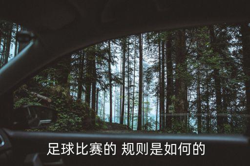  足球比賽的 規則是如何的