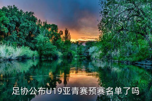 足協(xié)公布U19亞青賽預(yù)賽名單了嗎