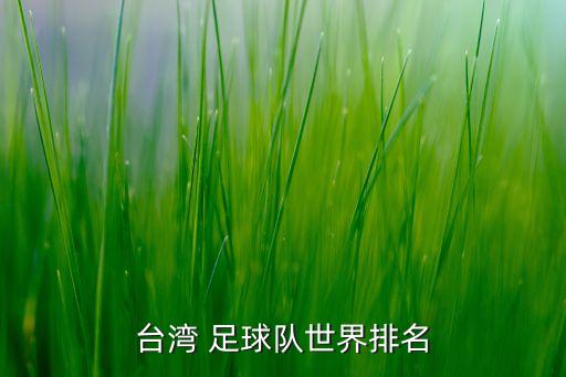 臺灣 足球隊世界排名