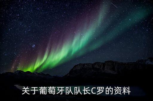 關(guān)于葡萄牙隊(duì)隊(duì)長C羅的資料