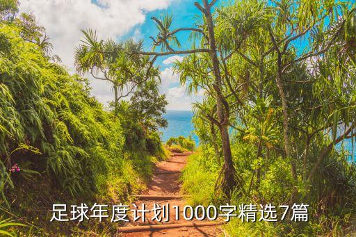  足球年度計(jì)劃1000字精選7篇