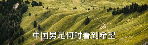 中國(guó)男足何時(shí)看到希望