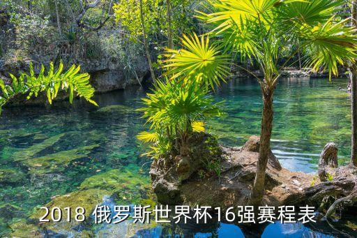 2018 俄羅斯世界杯16強(qiáng)賽程表