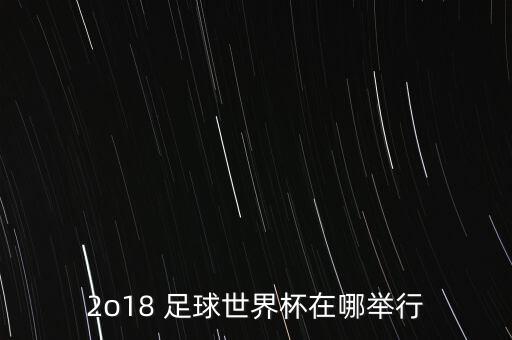 2o18 足球世界杯在哪舉行