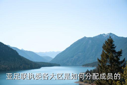 亞足聯(lián)執(zhí)委各大區(qū)是如何分配成員的