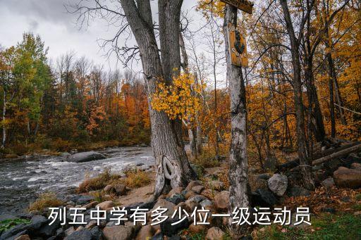列五中學(xué)有多少位一級(jí)運(yùn)動(dòng)員