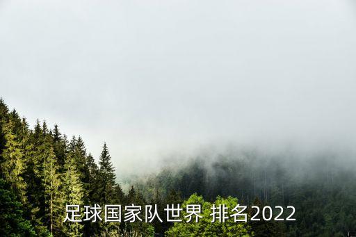  足球國家隊世界 排名2022