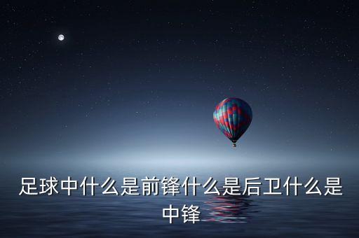  足球中什么是前鋒什么是后衛(wèi)什么是 中鋒