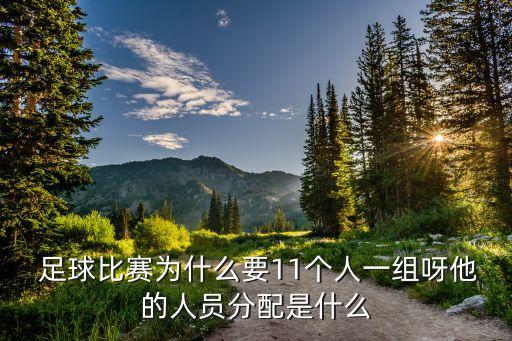  足球比賽為什么要11個(gè)人一組呀他的人員分配是什么