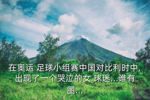 在奧運 足球小組賽中國對比利時(shí)中,出現了一個(gè)哭泣的女 球迷...誰(shuí)有圖...