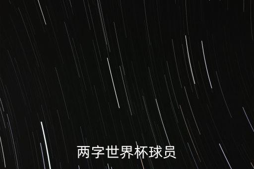 兩字世界杯球員