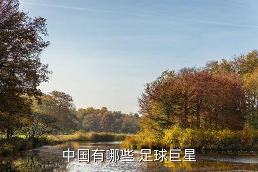中國有哪些 足球巨星
