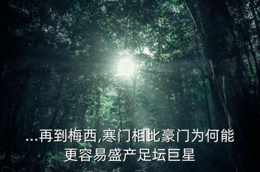 足球明星第二職業(yè)