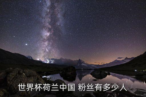 世界杯荷蘭中國(guó) 粉絲有多少人