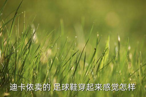 迪卡儂賣的 足球鞋穿起來感覺怎樣