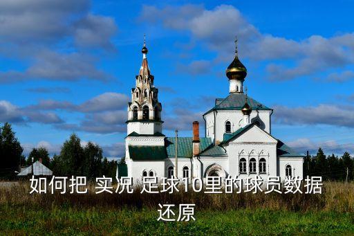 實(shí)況足球10存檔