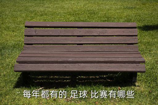 每年都有的 足球 比賽有哪些