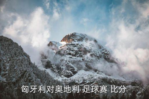 匈牙利對(duì)奧地利 足球賽 比分