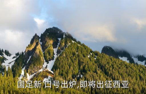 國足新 口號出爐,即將出征西亞