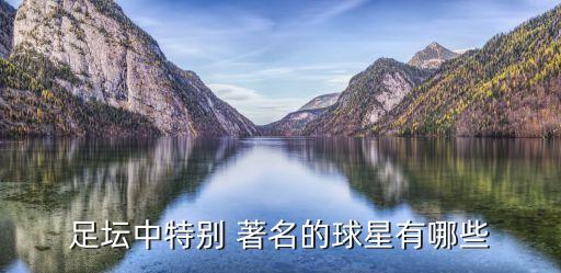 花式足球 著名球員,美國足球有哪些著名球員
