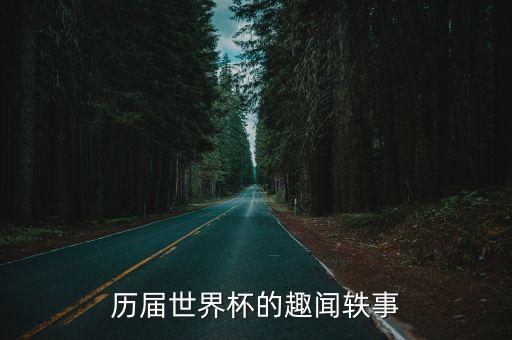 歷屆世界杯的趣聞軼事