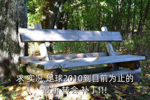 求 實(shí)況 足球2010到目前為止的最新 轉(zhuǎn)會(huì) 補(bǔ)丁!!!