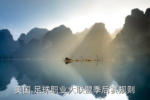 美國 足球職業(yè)大聯(lián)盟季后賽規(guī)則